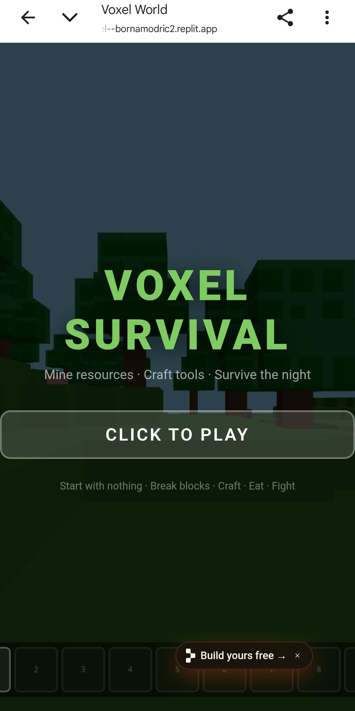 Galerija rada VOXEL SURVIVAL 3