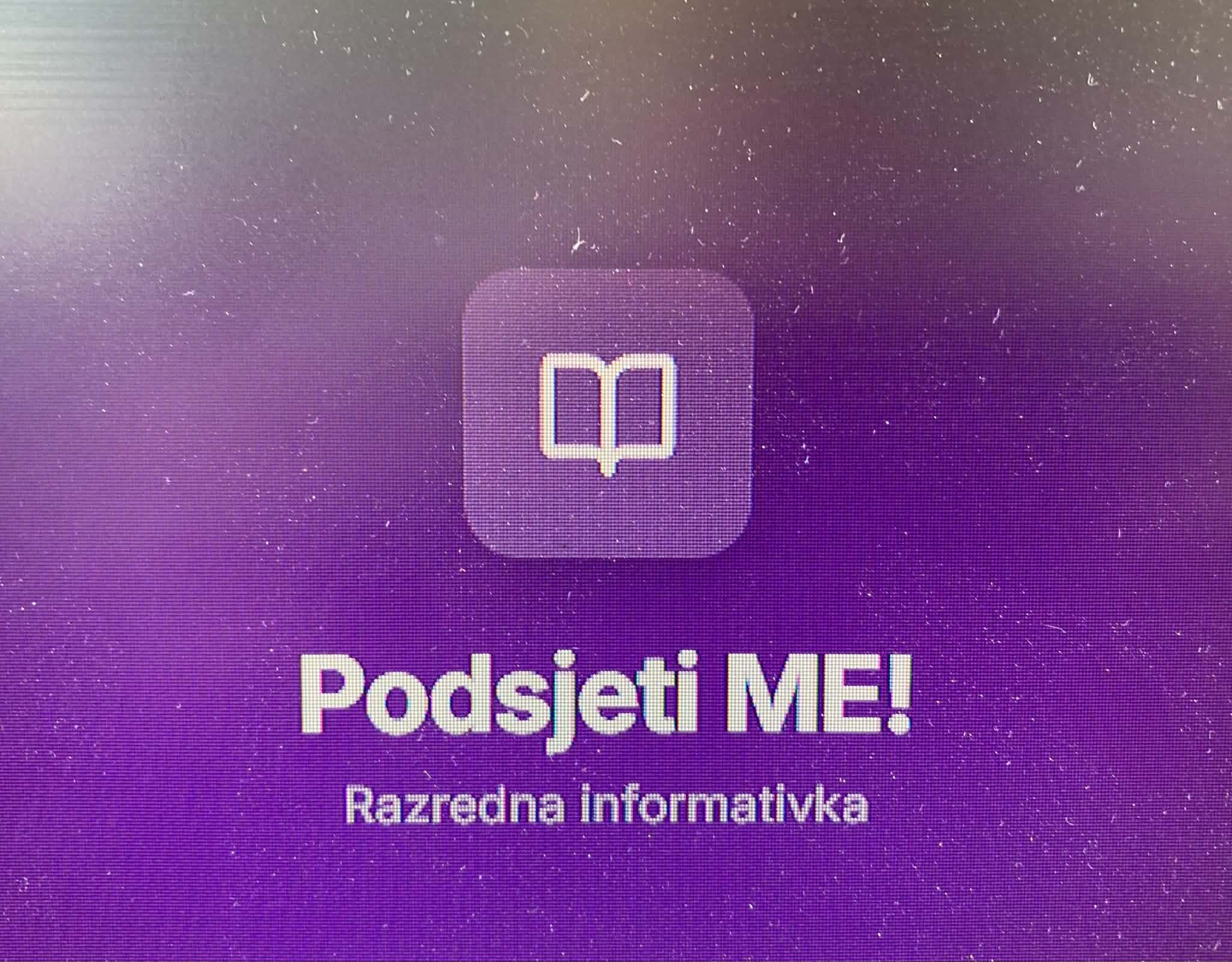 Naslovna slika rada Podsjeti ME!