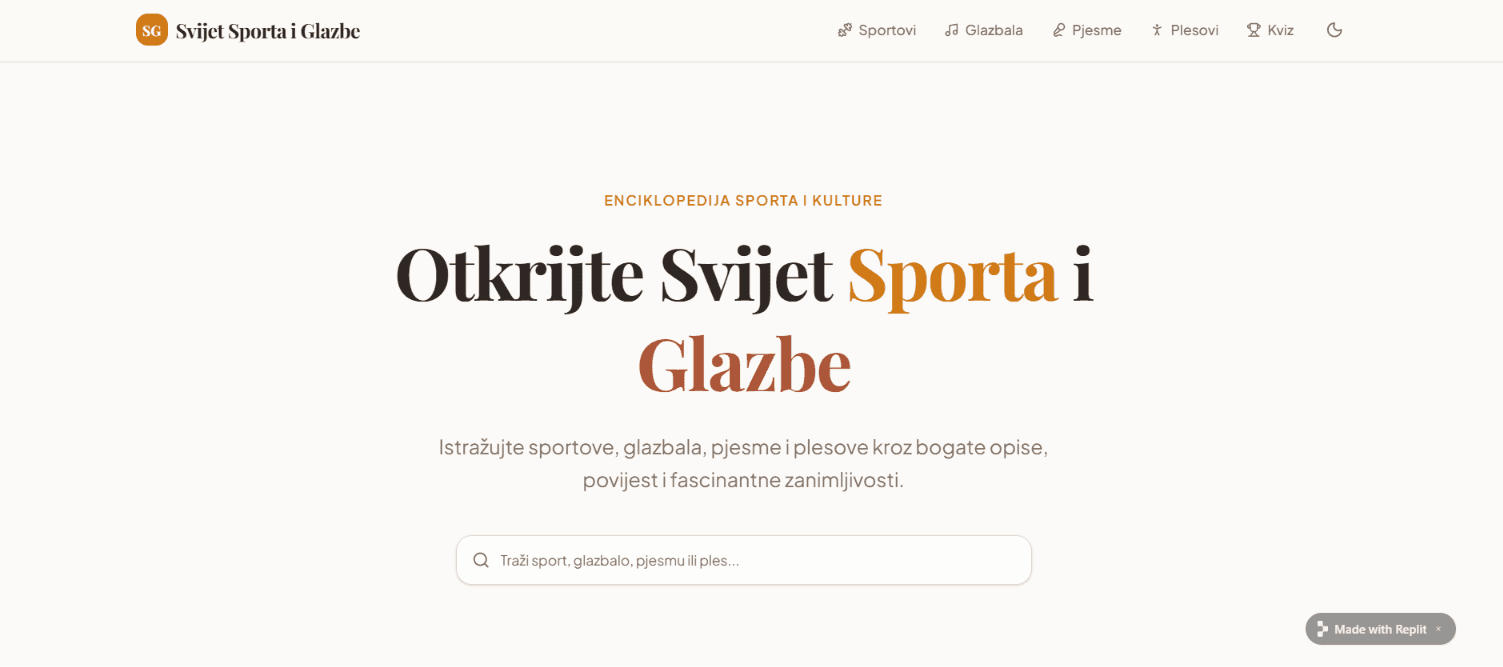 Naslovna slika rada Svijet Sporta i Glazbe
