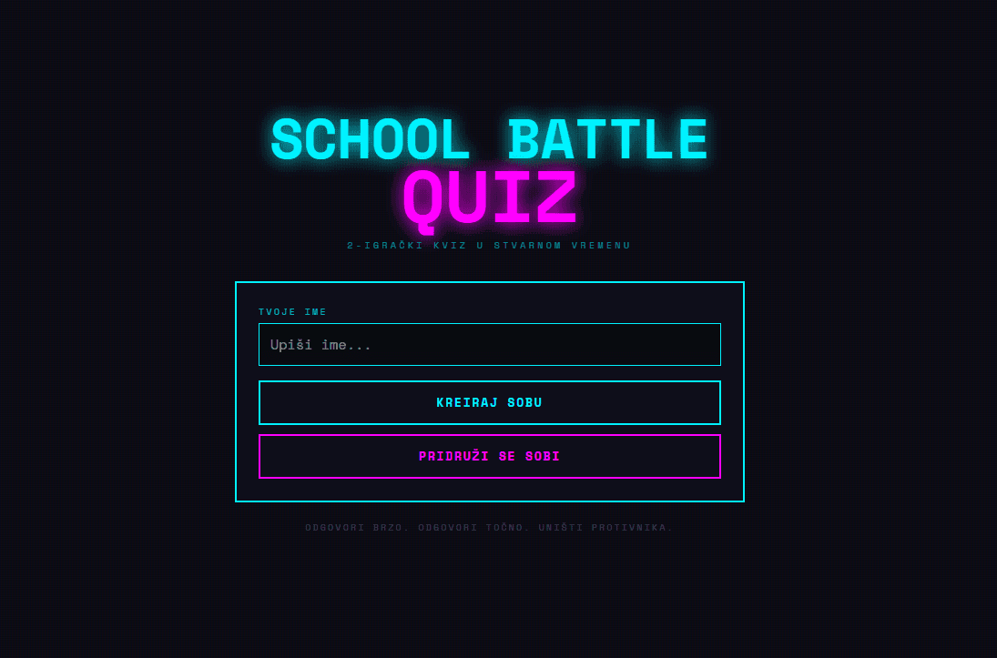 Naslovna slika rada School battle quiz